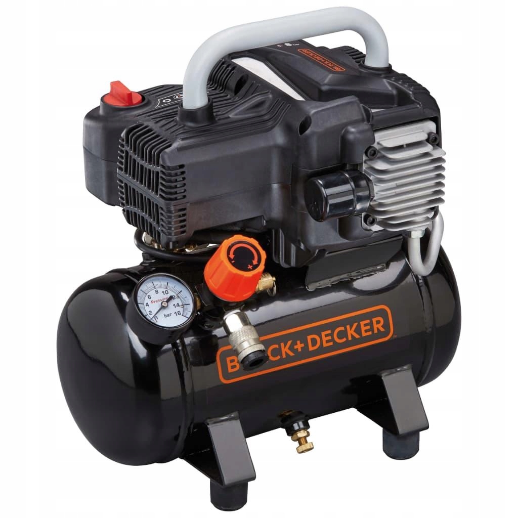 Bezolejový kompresor Black+Decker BD 195/6-NK 6 l 8 bar